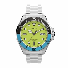 Harborside Coast Date 43mm Stainless Steel Band stainless-steel watches stainless steel watch bands stainless steel watches cheap