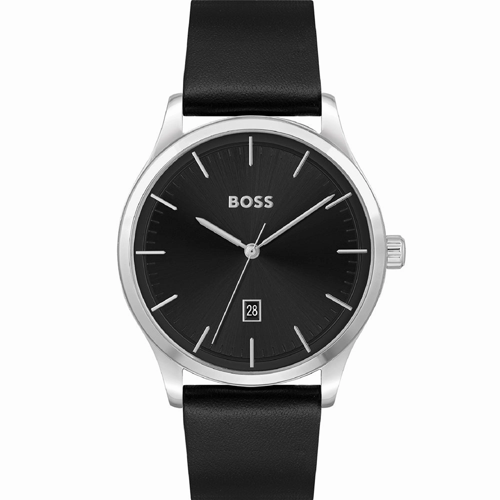 Hugo Boss Ready Set Go 1513981 Affordable Leather Watch Leather Watch Discount