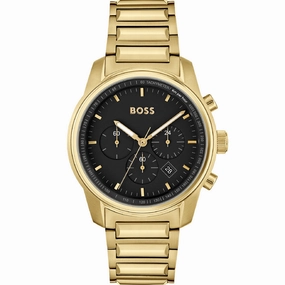Hugo Boss Trace 1514006 Chronograph stainless steel watch clasp High quality stainless steel watch