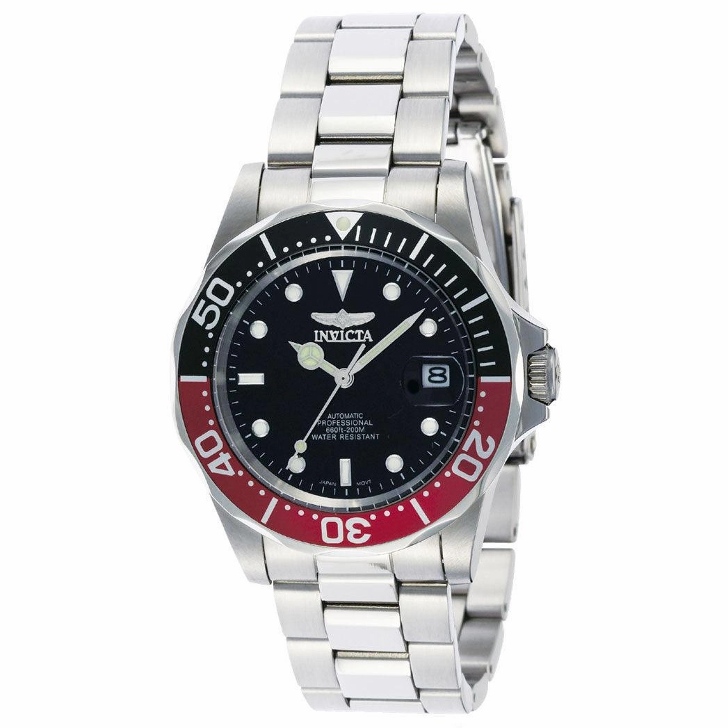 Invicta Men's Automatic Stainless Steel Watch - Pro Diver Black Dial Bracelet | 9403,automatic watch,automatic watches for men,automatic watches for women,luxury automatic watch,minimalist automatic watch,dress automatic watch,vintage automatic watch,auto