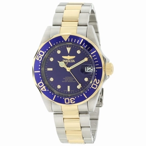 Invicta Men's Automatic Two Tone Bracelet Watch - Pro Diver Blue Dial Date | 8928,automatic watch,automatic watches for men,automatic watches for women,luxury automatic watch,minimalist automatic watch,dress automatic watch,vintage automatic watch,automat