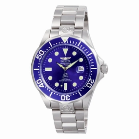 Invicta Men's Automatic Watch - Grand Diver Stainless Steel Bracelet Blue Dial | 3045,automatic watch,automatic watches for men,automatic watches for women,luxury automatic watch,minimalist automatic watch,dress automatic watch,vintage automatic watch,aut