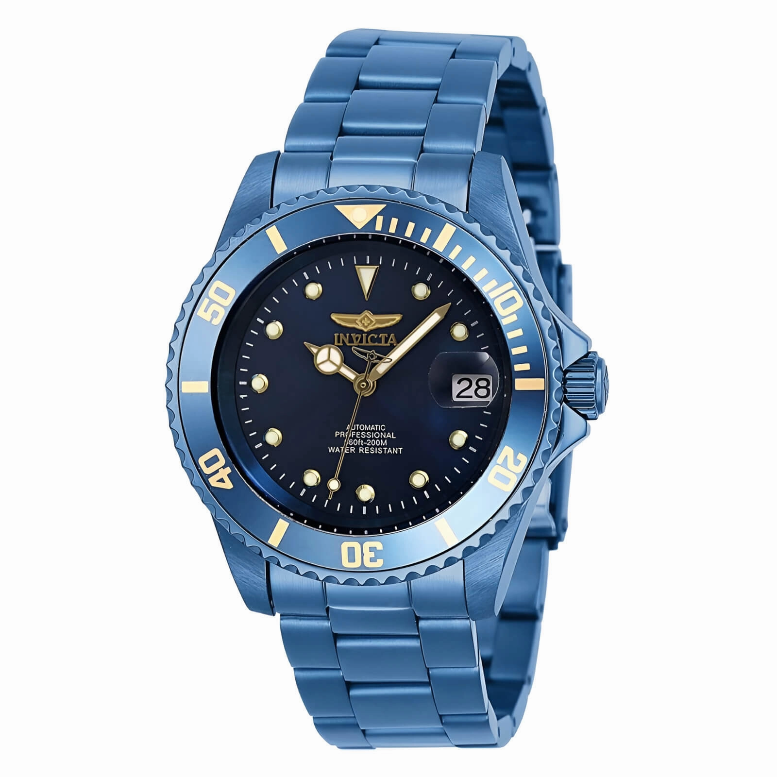 Invicta Men's Automatic Watch - Pro Diver Blue Stainless Steel Bracelet | 27750 