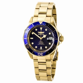 Invicta Men's Automatic Watch - Pro Diver Yellow Steel Bracelet Blue Dial Date | 8930,automatic watch,automatic watches for men,automatic watches for women,luxury automatic watch,minimalist automatic watch,dress automatic watch,vintage automatic watch,aut