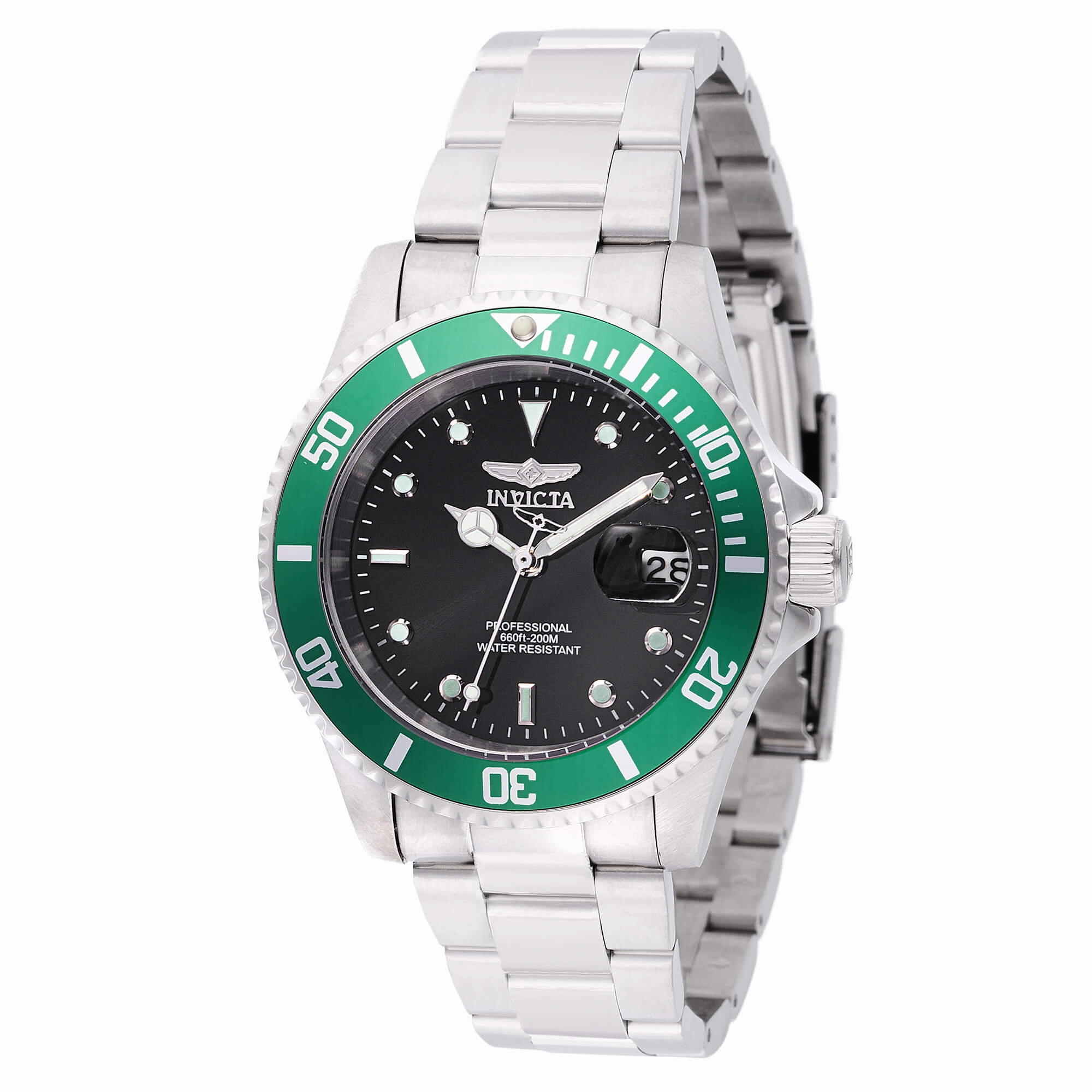 Invicta Men's Dive Watch - Pro Diver Quartz Black Dial Green Rotating Bezel | 47353 Luxury Quartz Watch Quartz Watch Sale