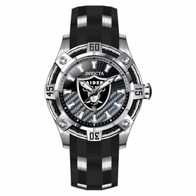 Invicta Men's Quartz Watch - NFL Las Vegas Raiders Grey and Black Dial Strap | 42066 Luxury Quartz Watch Quartz Watch Sale
