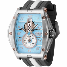 Invicta Men's Watch - Invicta Racing Quartz Black and Grey Silicone Strap | 47385 