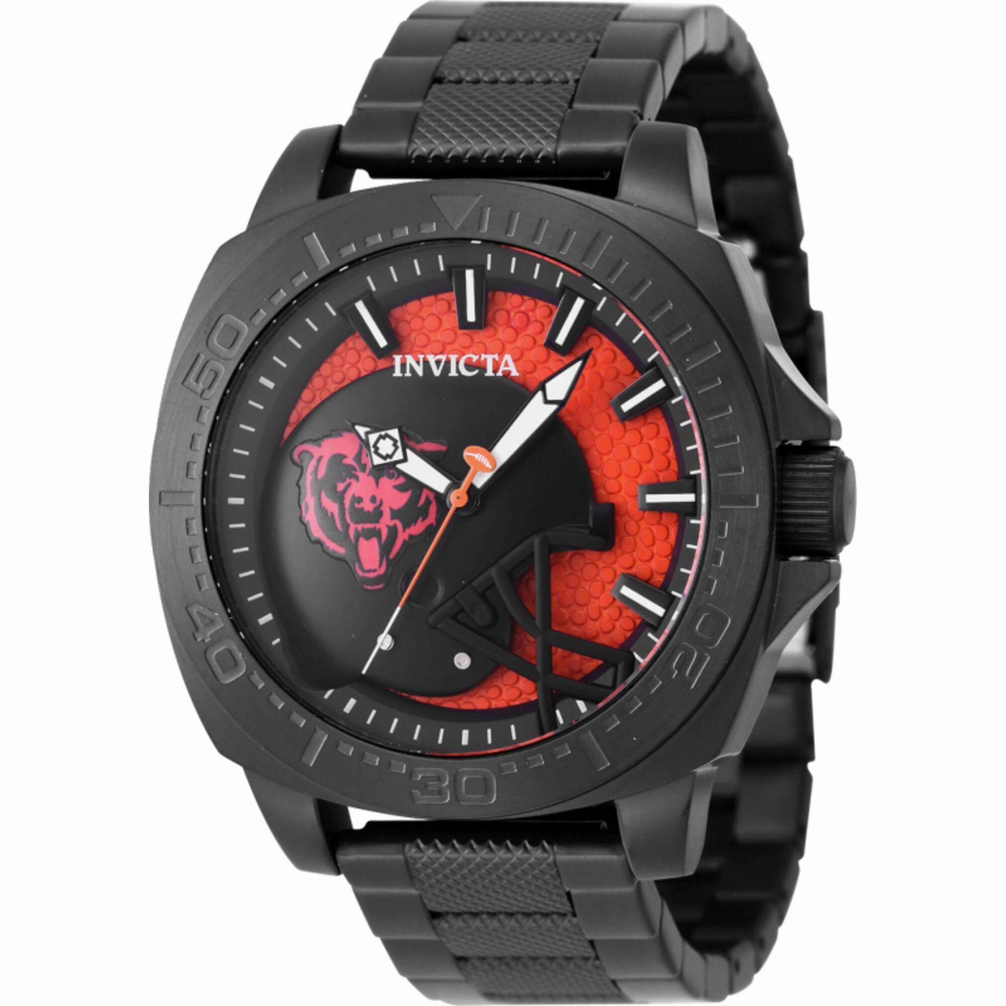 Invicta Men's Watch - NFL Chicago Bears Quartz Orange, Black and Pink Dial | 47877 