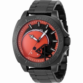 Invicta Men's Watch - NFL Cleveland Browns Quartz Red and Black Dial Steel | 47886 