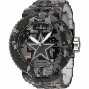 Invicta Men's Watch - NFL Dallas Cowboys Quartz Aqua Plated Steel Bracelet | 45092 