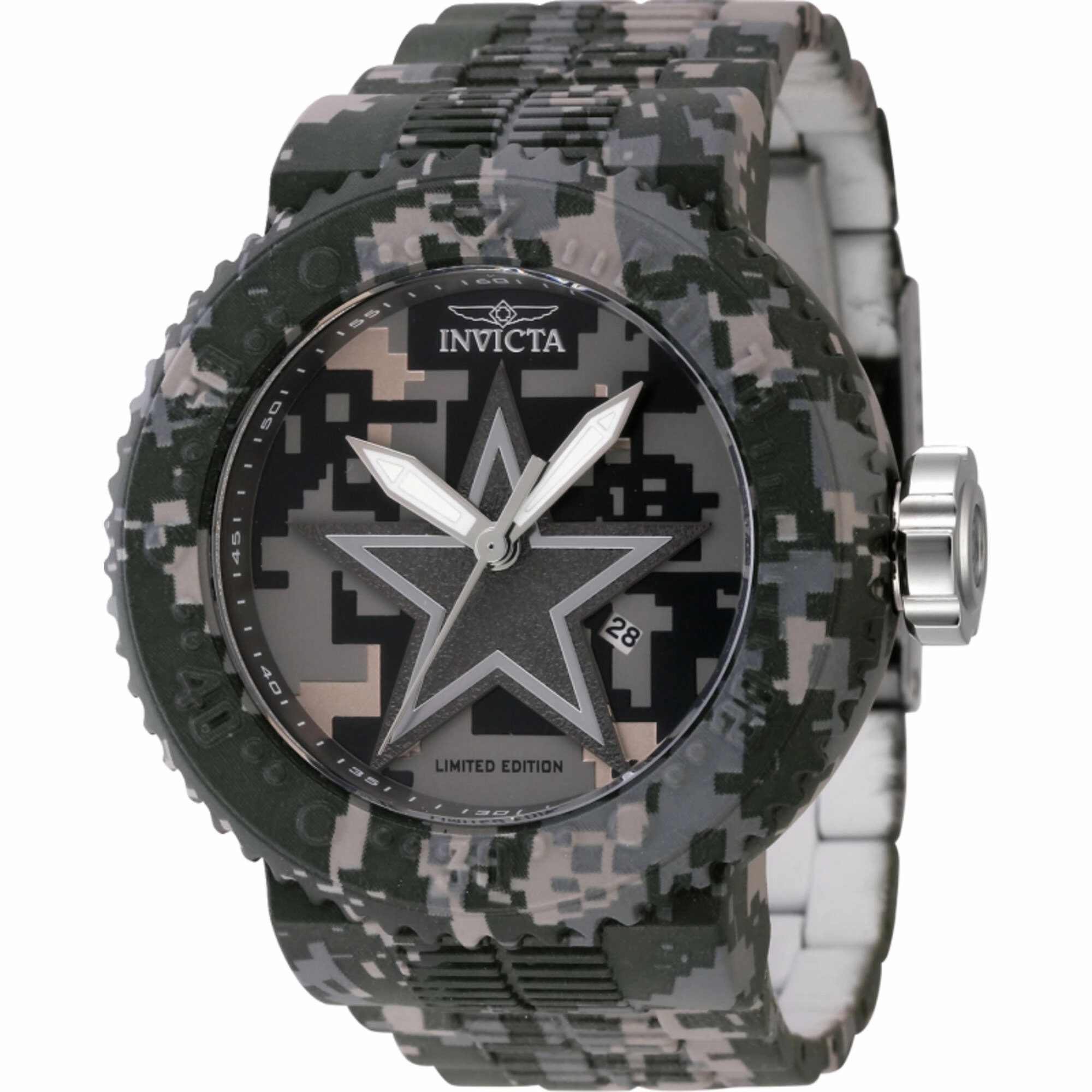 Invicta Men's Watch - NFL Dallas Cowboys Quartz Aqua Plated Steel Bracelet | 45092 Luxury Quartz Watch Quartz Watch Sale