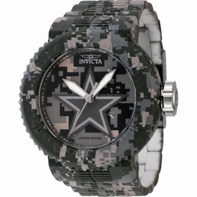 Invicta Men's Watch - NFL Dallas Cowboys Quartz Aqua Plated Steel Bracelet | 45092 Luxury Quartz Watch Quartz Watch Sale