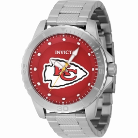 Invicta Men's Watch - NFL Kansas City Chiefs Quartz Red Dial Bracelet | 48089 