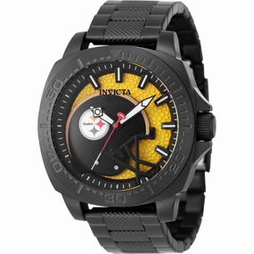 Invicta Men's Watch - NFL Pittsburgh Steelers Yellow and Black Dial Bracelet | 47868 