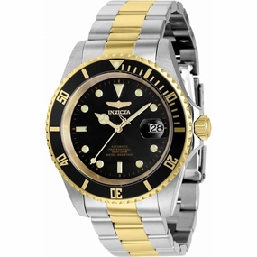 Invicta Men's Watch - Pro Diver Automatic Black Dial Two Tone Bracelet | 8927OBXL,automatic watch,automatic watches for men,automatic watches for women,luxury automatic watch,minimalist automatic watch,dress automatic watch,vintage automatic watch,automat