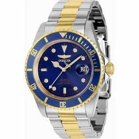 Invicta Men's Watch - Pro Diver Automatic Blue Dial Two Tone Bracelet | 8928OBXL,automatic watch,automatic watches for men,automatic watches for women,luxury automatic watch,minimalist automatic watch,dress automatic watch,vintage automatic watch,automati