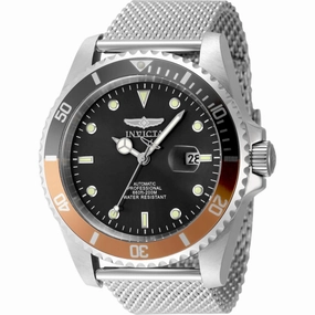 Invicta Men's Watch - Pro Diver Automatic Grey Dial Silver Steel Mesh Bracelet | 48631,automatic watch,automatic watches for men,automatic watches for women,luxury automatic watch,minimalist automatic watch,dress automatic watch,vintage automatic watch,au