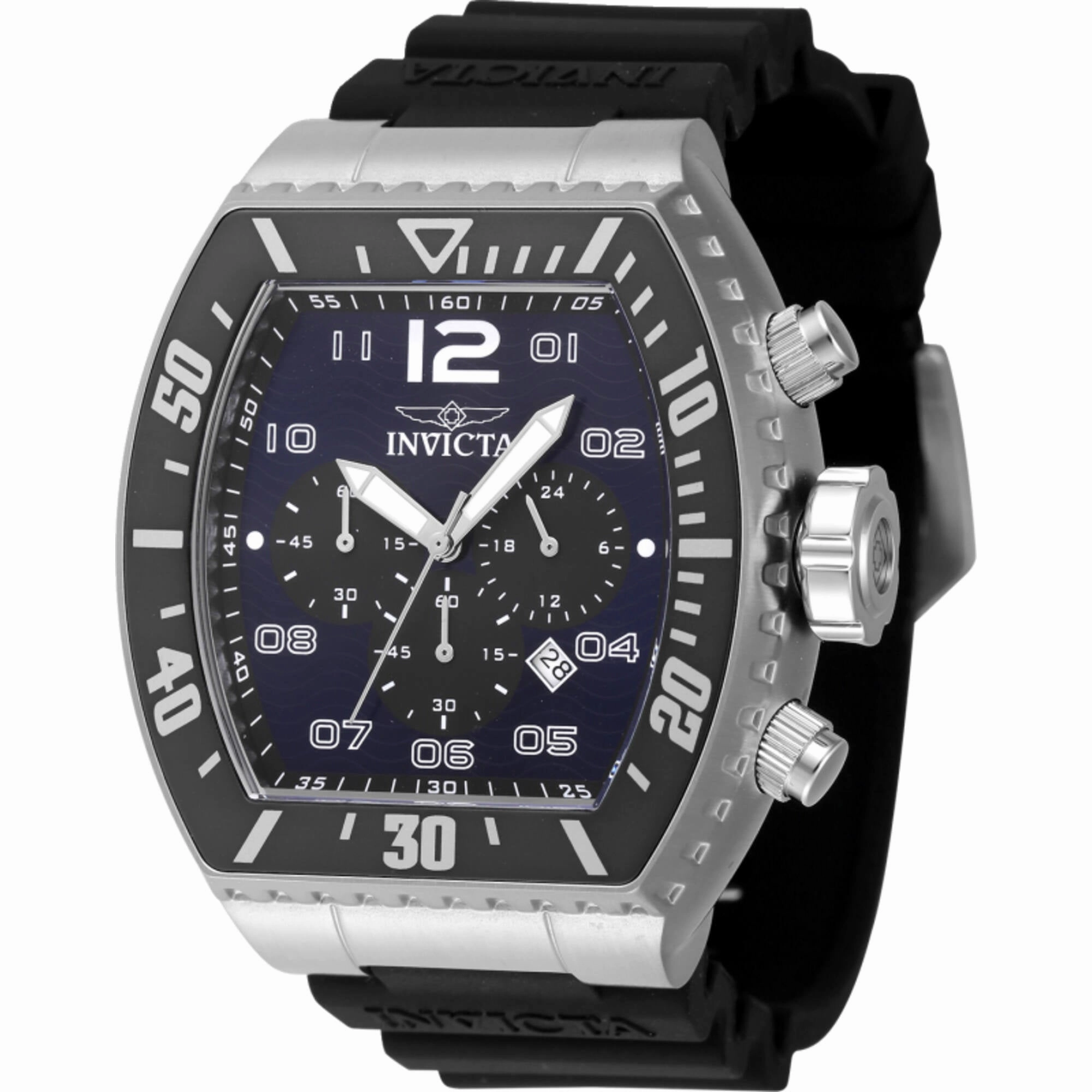 Invicta Men's Watch - Pro Diver Quartz Chronograph Blue and Black Dial Strap | 47281 Luxury Quartz Watch Quartz Watch Sale