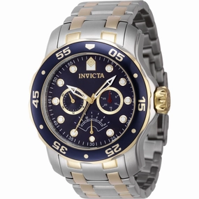 Invicta Men's Watch - Pro Diver Quartz Rotating Bezel Blue Dial TT Bracelet | 47001 Luxury Quartz Watch Quartz Watch Sale