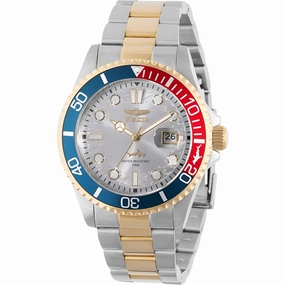 Invicta Men's Watch - Pro Diver Quartz Two Tone Stainless Steel Bracelet Date | 44710 Luxury Quartz Watch Quartz Watch Sale