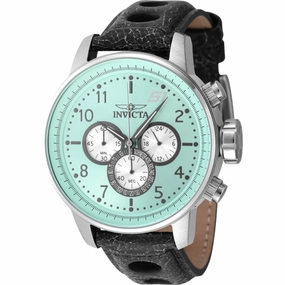 Invicta Men's Watch - S1 Rally Chrono Gunmetal, Turquoise and Silver Dial | 45908 