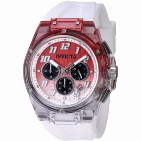 Invicta Men's Watch - S1 Rally Chronograph Black, Orange, Metallic White Dial | 47346 