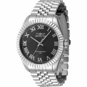 Invicta Men's Watch - Specialty Black Dial Stainless Steel Bracelet Quartz | 47396 Luxury Quartz Watch Quartz Watch Sale