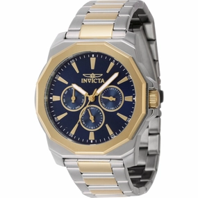 Invicta Men's Watch - Speedway Blue Dial Two Tone Stainless Steel Bracelet | 46848 