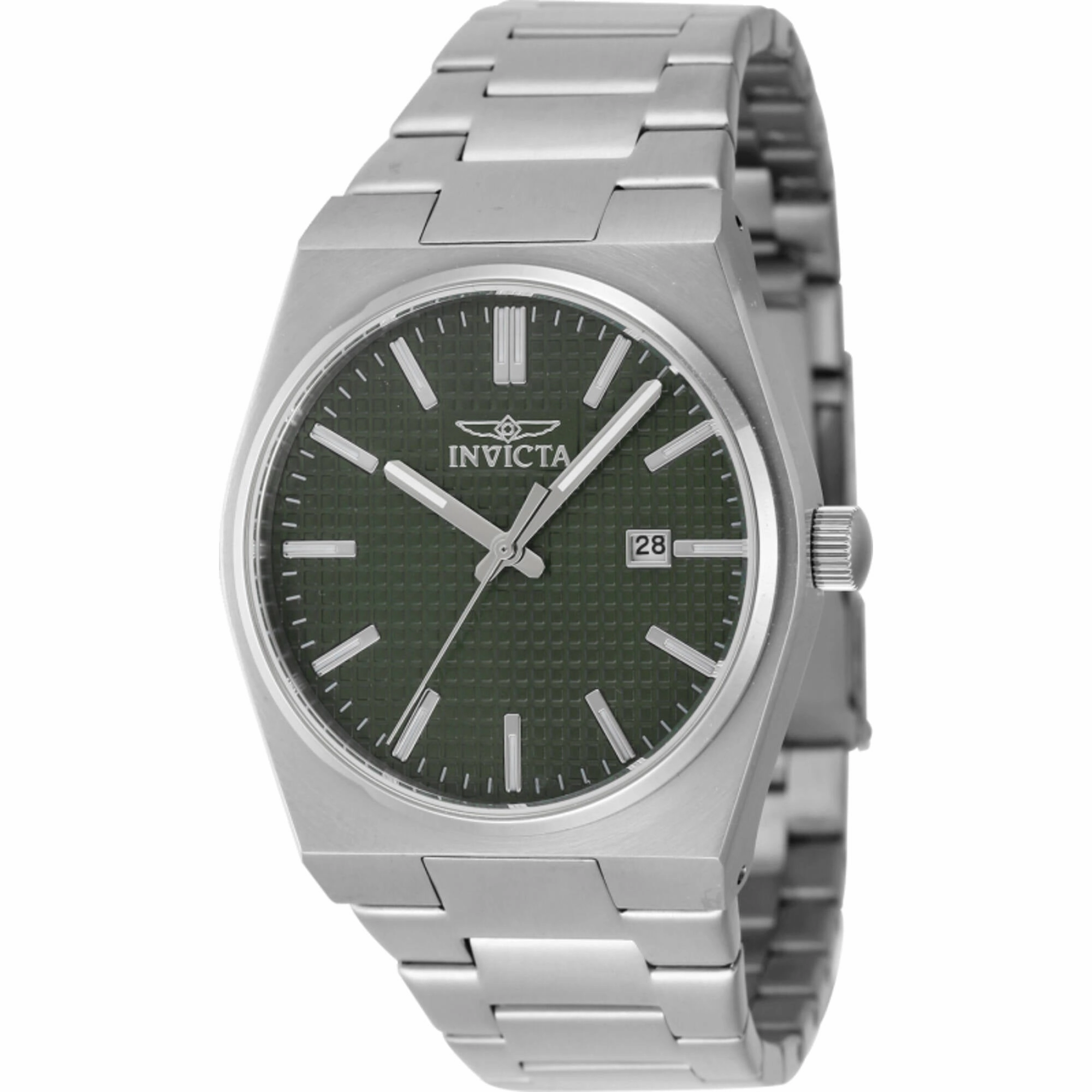 Invicta Men's Watch - Speedway Quartz Green Dial Stainless Steel Bracelet | 48392 men's watches best men's watches under $500 affordable men's watches men watches classic