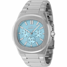 Invicta Men's Watch - Speedway Quartz Light Blue Dial Silver Steel Bracelet | 48328 Luxury Quartz Watch Quartz Watch Sale
