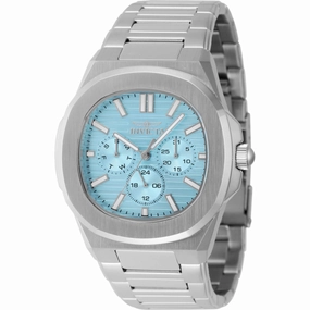 Invicta Men's Watch - Speedway Quartz Light Blue Dial Silver Steel Bracelet | 48328 