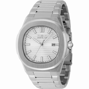Invicta Men's Watch - Speedway Quartz Silver Tone Dial Steel Bracelet | 48318 