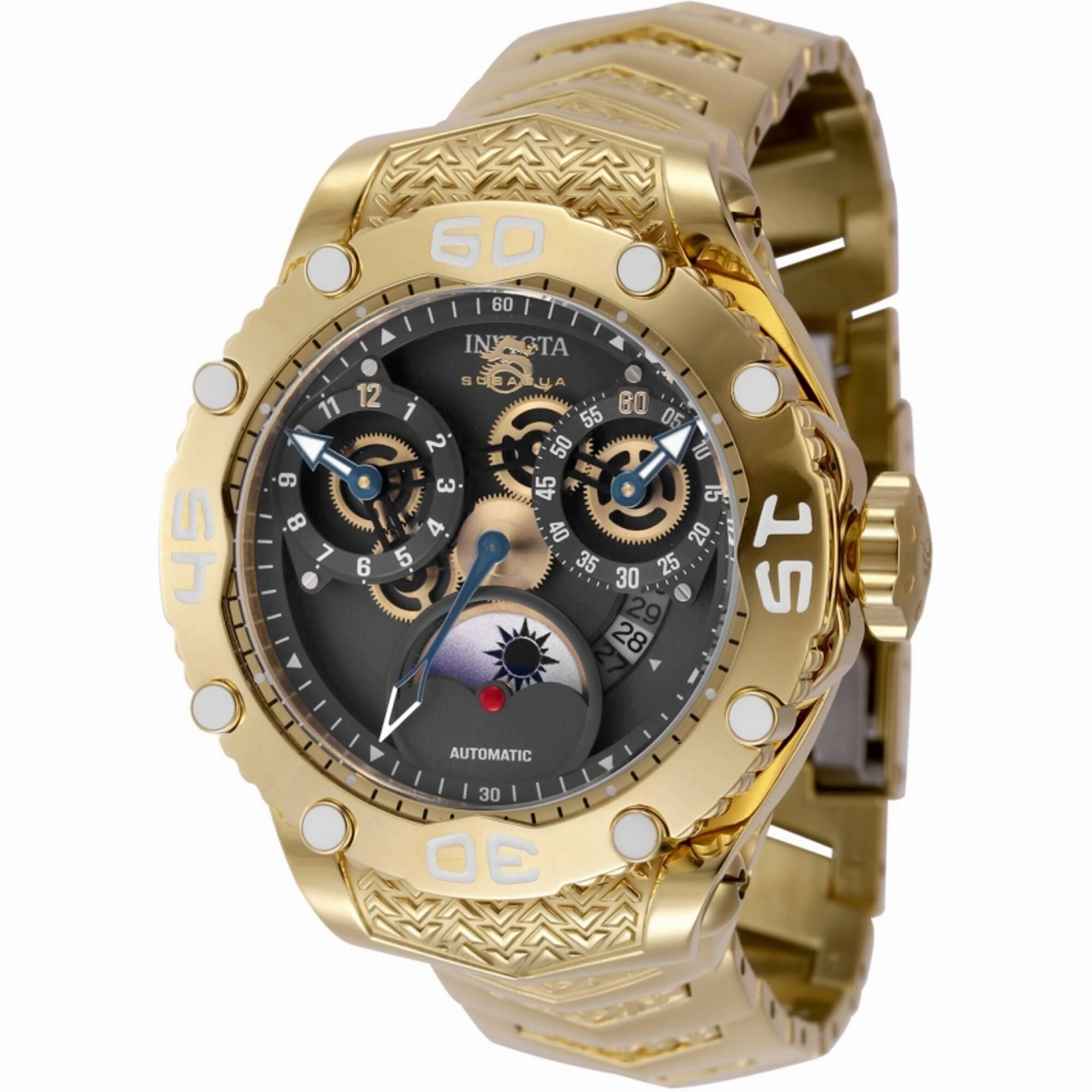 Invicta Men's Watch - Subaqua Noma VIII Automatic Yellow Gold Bracelet | 47569 