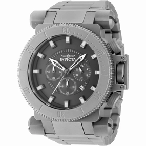 Invicta Men's Watch Coalition Forces Quartz Chrono Black Dial Bracelet 48221 