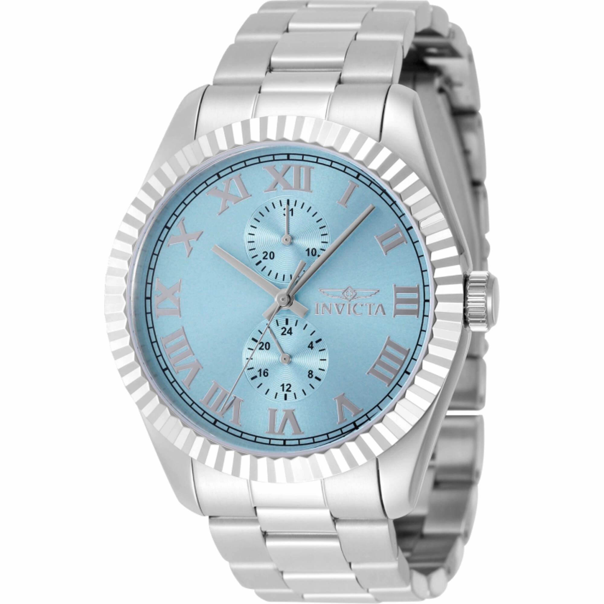 Invicta Men's Watch Specialty Tiffany Blue Dial Stainless Steel Bracelet 48903 men's watches best men's watches under $500 affordable men's watches men watches classic