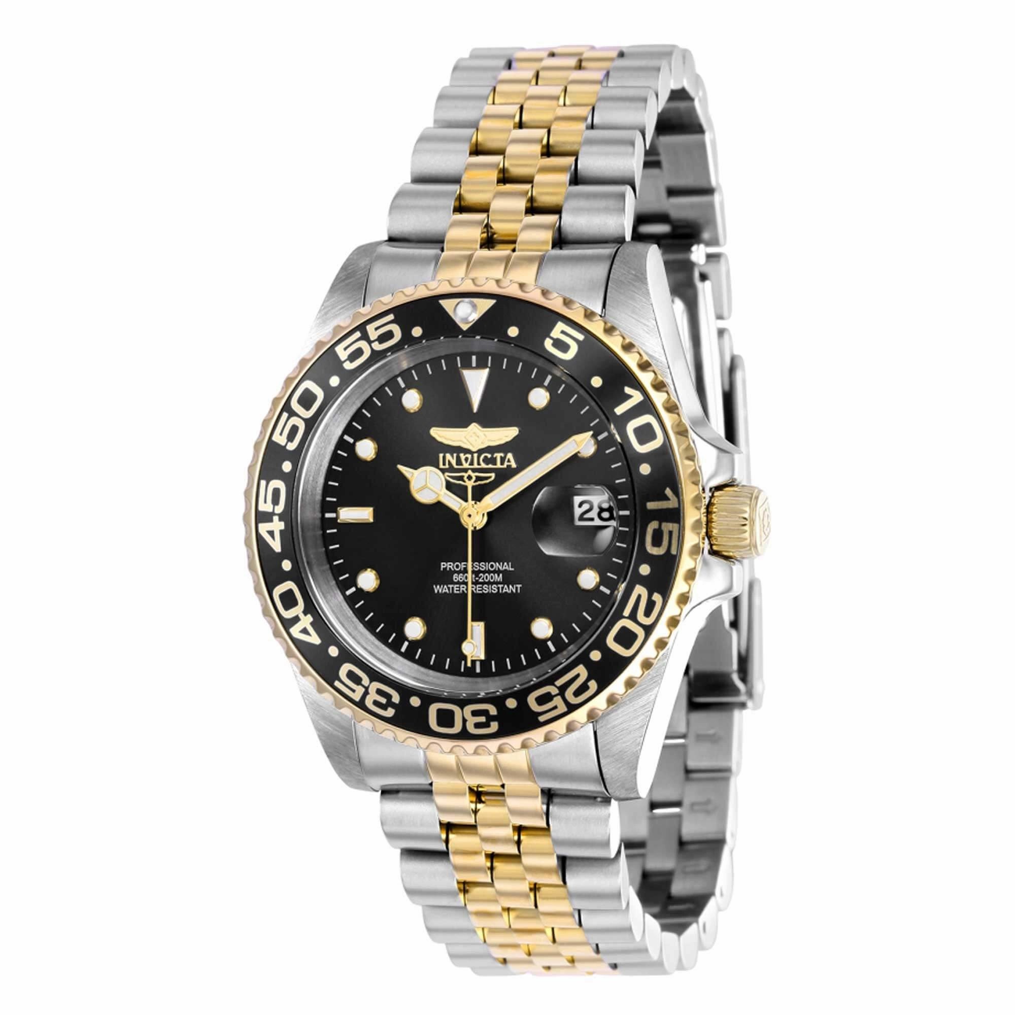 Invicta Women's Watch - Pro Diver Steel Bracelet Date Display Rotating Bezel | 37166 Luxury Quartz Watch Quartz Watch Sale