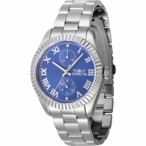 Invicta Women's Watch - Specialty Quartz Blue Dial Stainless Steel Bracelet | 47437 Luxury Quartz Watch Quartz Watch Sale