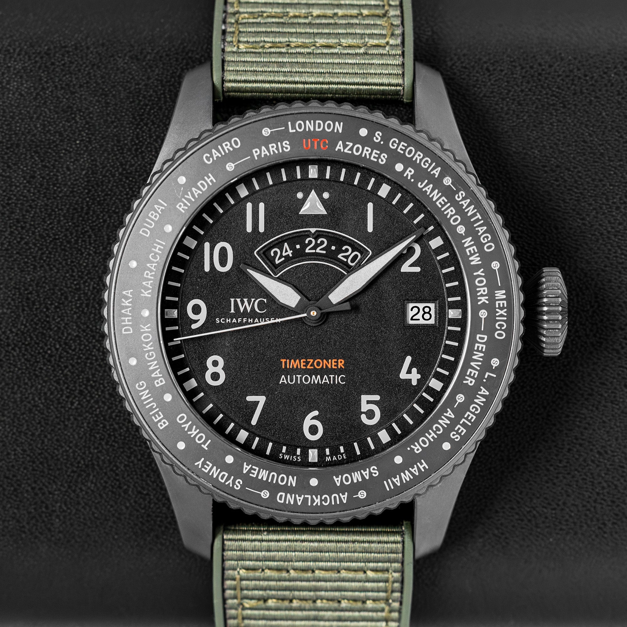 IWC Pilot's Watch Timezoner Top Gun IW395505 affordable sports watches lightweight cycling smart running swimming sports watches