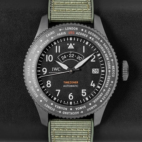 IWC Pilot's Watch Timezoner Top Gun IW395505 affordable sports watches lightweight cycling smart running swimming sports watches