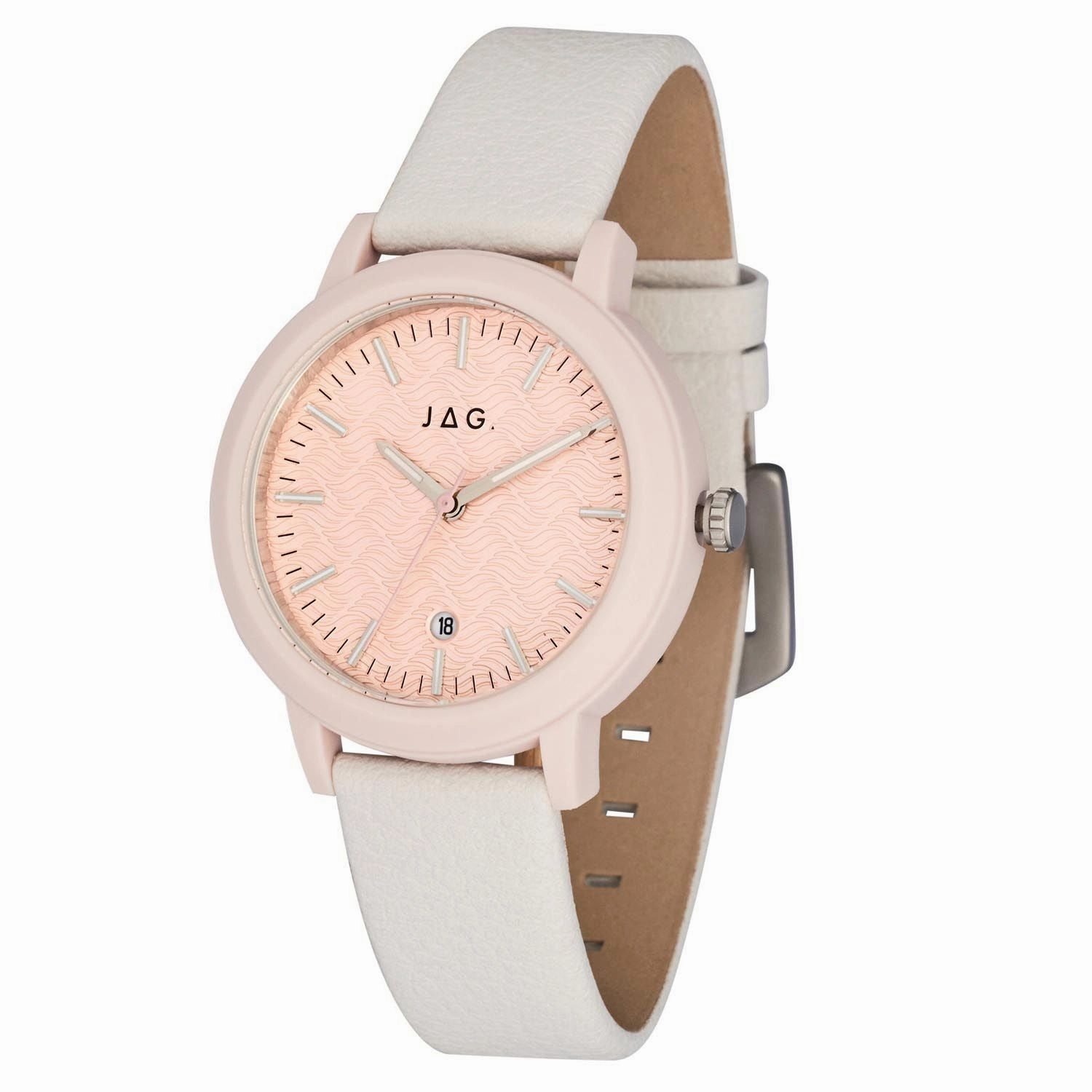 Jag Bronte Pink Dial 39.5mm Watch J2628