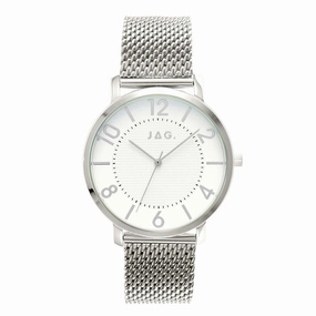 Jag Earl White Dial 45mm Watch J2327A 