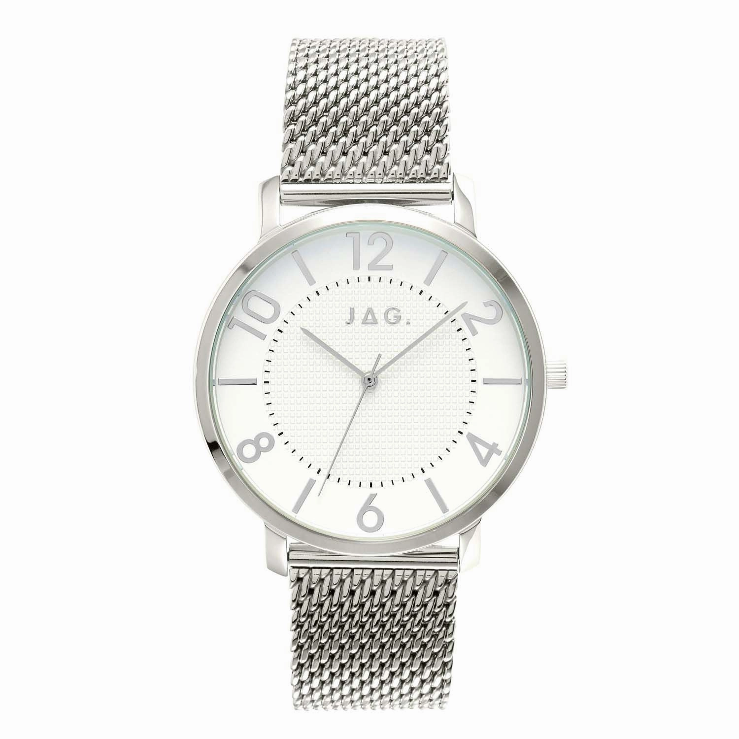 Jag Earl White Dial 45mm Watch J2327A 