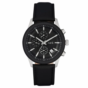 Jag Jamieson Black Dial 42mm Watch J2639 