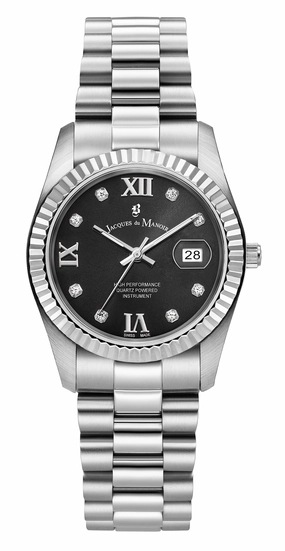JDM Inspiration Roman 34mm Silver Strap Watch JWL01308 