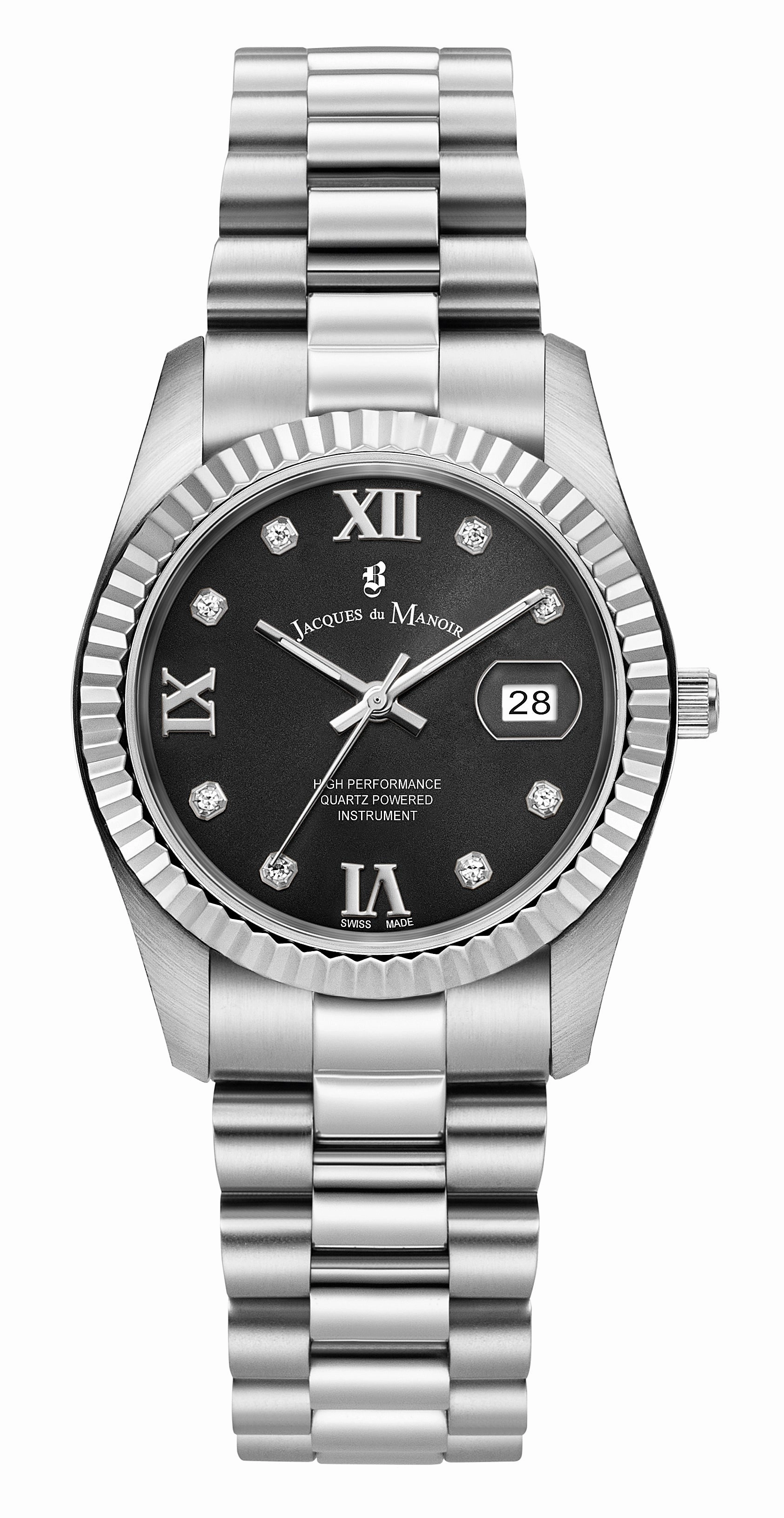 JDM Inspiration Roman 34mm Silver Strap Watch JWL01308 