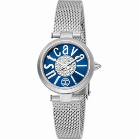 Just Cavalli Women's Watch - Modena Quartz Blue Dial Steel Bracelet | JC1L280M0035 Luxury Quartz Watch Quartz Watch Sale