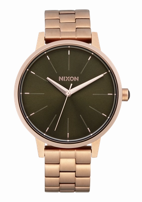 Kensington - Rose Gold / Olive Sunray stainless-steel watches stainless steel watch bands stainless steel watches cheap