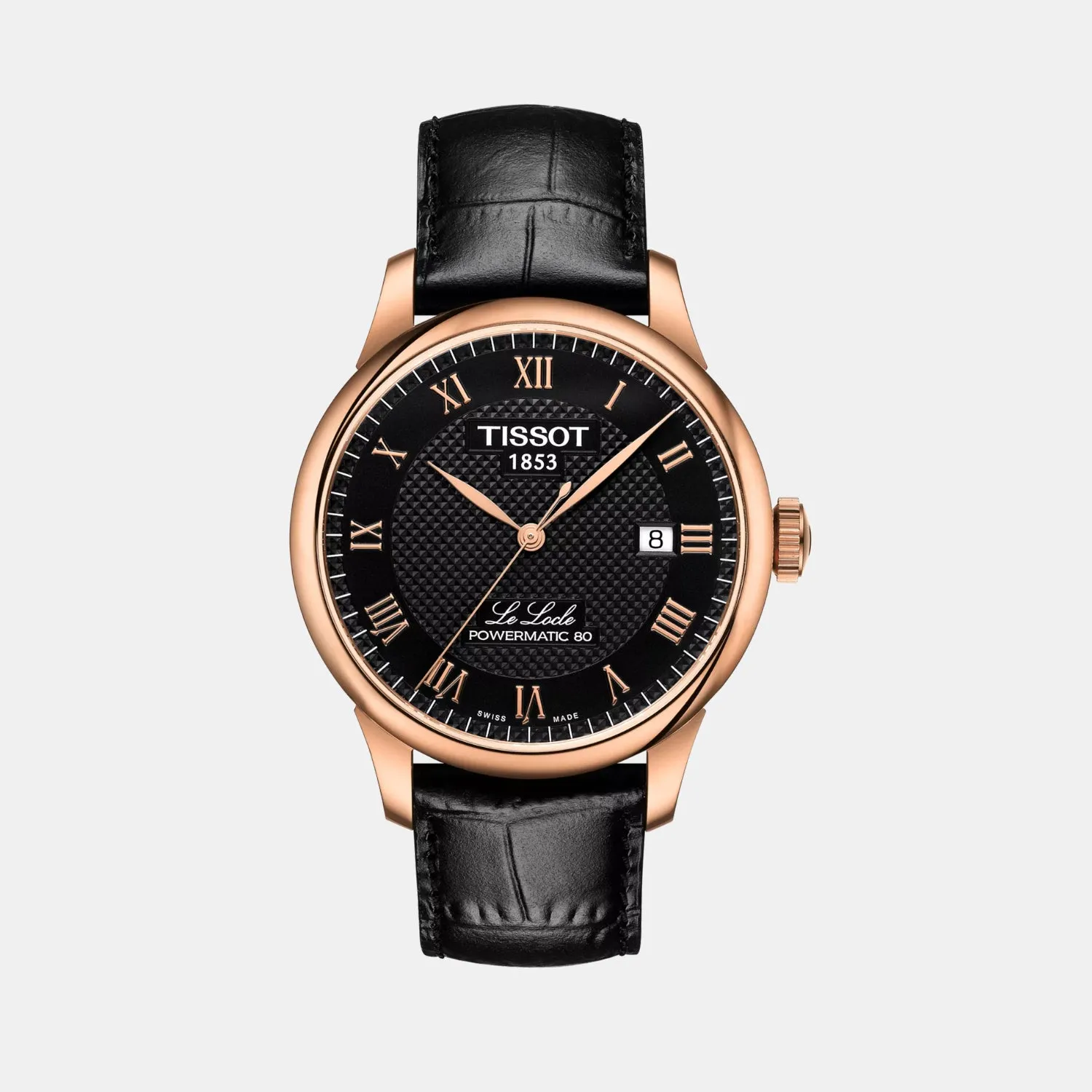 Le Locle Men Automatic Black Dial Analog Leather Watch T0064073605300 budget    watches    watches classic