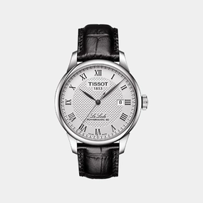 Le Locle Men's Analog Leather Automatic Watch T0064071603300 budget    watches    watches classic