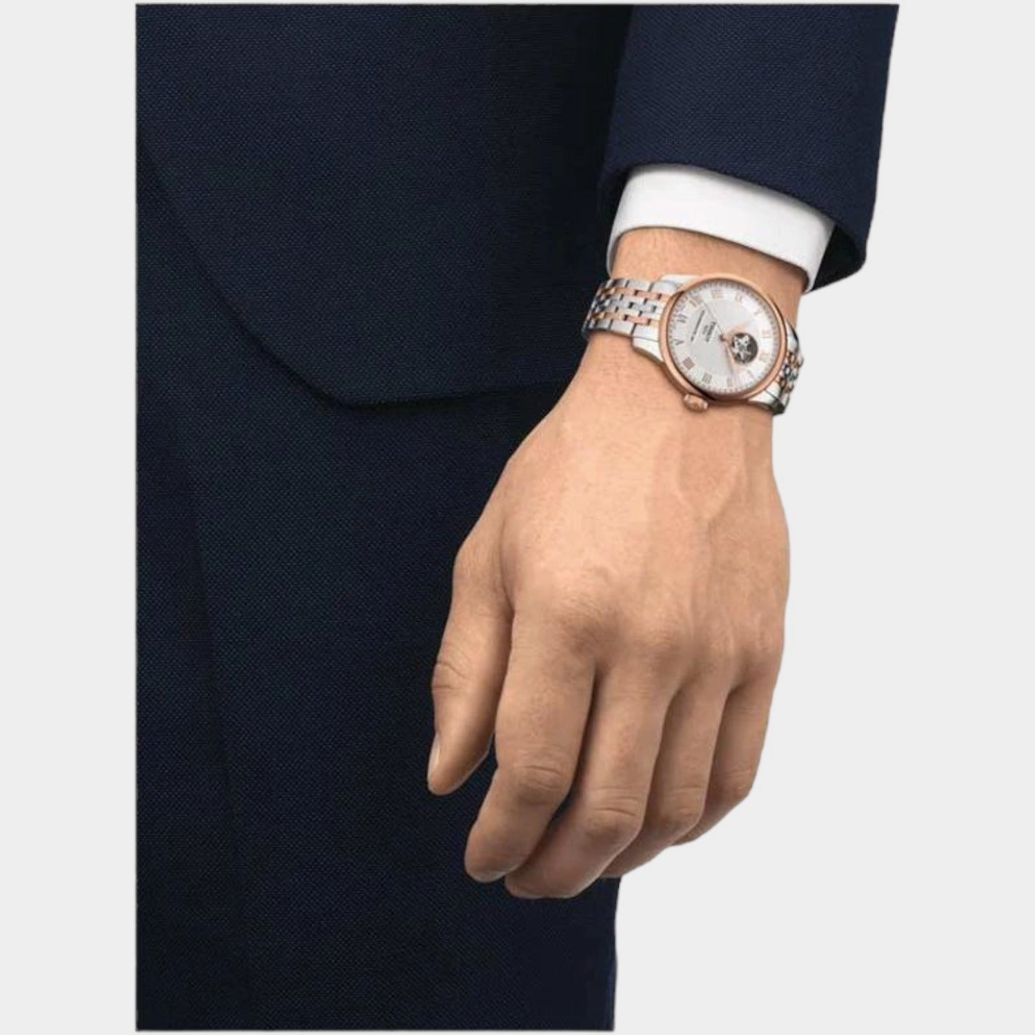 Le Locle Men's Analog Stainless Steel Automatic Watch T0064072203302